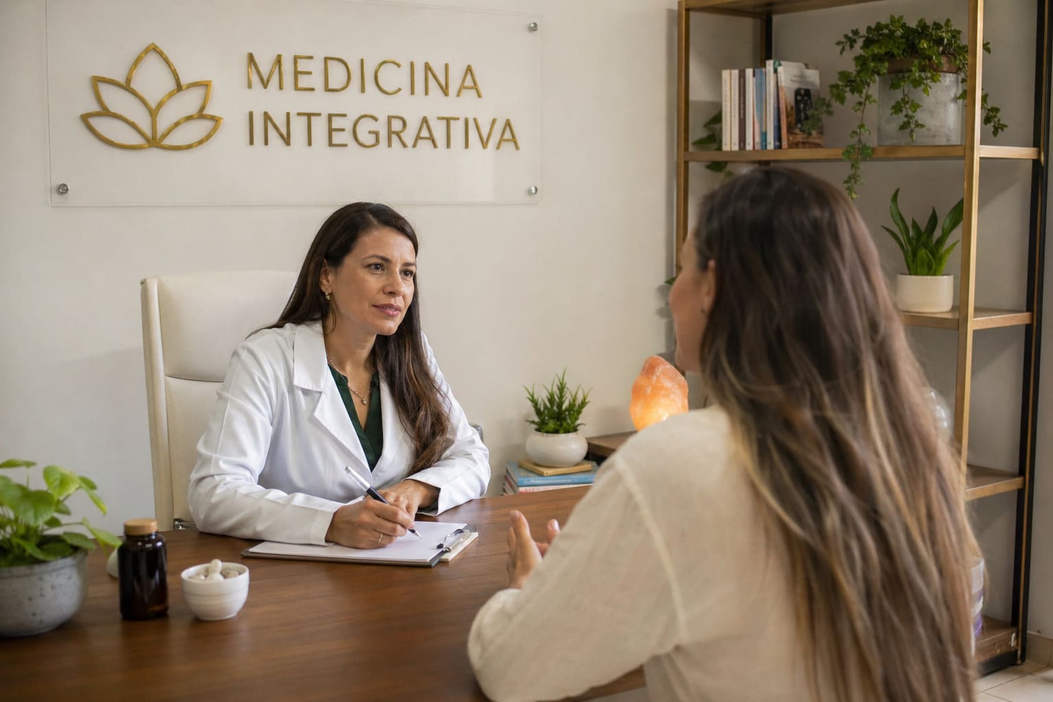 Educated integrative medicine patient ready to book